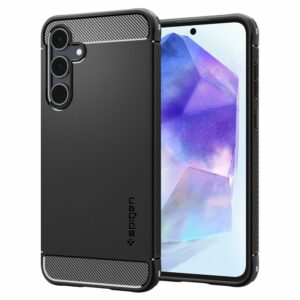 MASKA SPIGEN RUGGED ARMOR GALAXY A55 5G MATTE BLACK