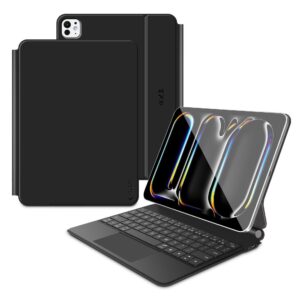 MASKA TECH-PROTECT SMARTCASE MAGNETIC + KEYBOARD IPAD PRO 13” 7 / 8 2024-2025 BLACK