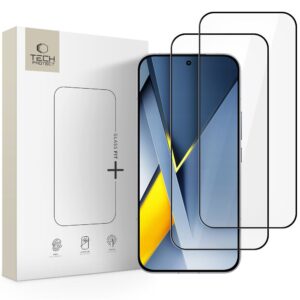 KALJENO STAKLO TECH-PROTECT GLASS FIT+ 2-PACK XIAOMI POCO F8 ULTRA BLACK