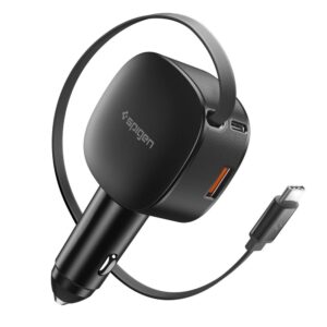 SPIGEN EV603BT ESSENTIAL CAR CHARGER 60W BLACK