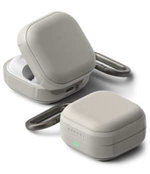 MASKA RINGKE ONYX MAGNETIC MAGSAFE SAMSUNG GALAXY BUDS 4 / 4 PRO WARM GREY