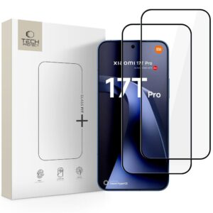 KALJENO STAKLO TECH-PROTECT GLASS FIT+ 2-PACK XIAOMI 17T PRO BLACK