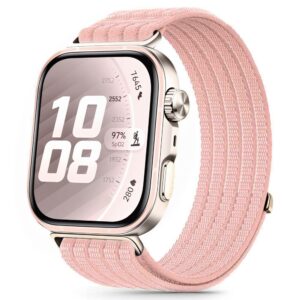TECH-PROTECT NYLON HUAWEI WATCH FIT 3 / 4 / 4 PRO / 5 / 5 PRO LIGHT PINK